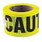 Great Neck 3" X 1000' Caution Tape, Black Letters With High Viz Yellow Background 10379 - alternate 1